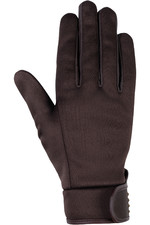 2022 HKM Softshell Riding Gloves 13562 - Dark Brown